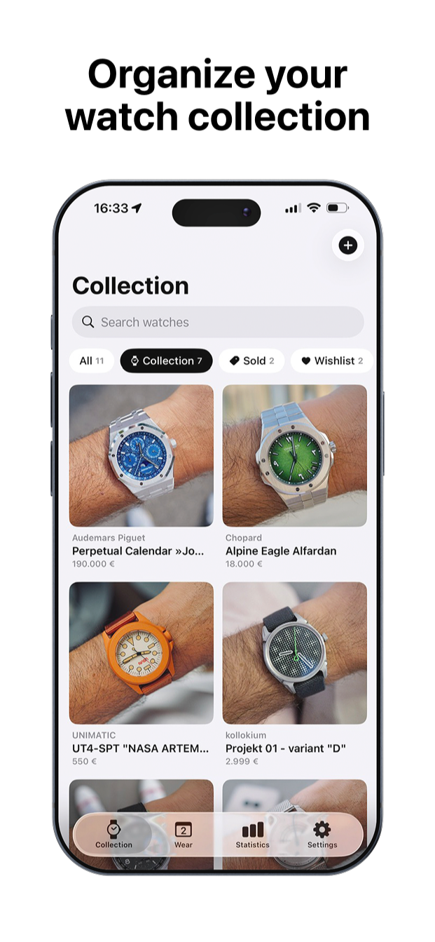 Watch Collection App Watch Collection App